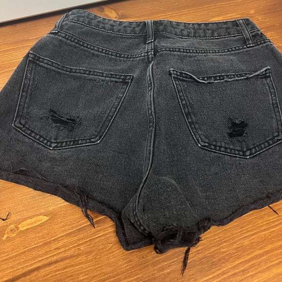 SOLD! wild fable high waist black jean shorts - Picture 2 of 4